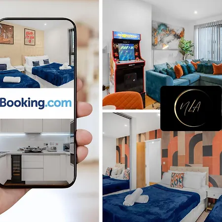 Centre With Free Parking, 2 Bathrooms, Netflix And Wifi - Suitable For Contractors And Families - By Noor Luxury * Birmingham
