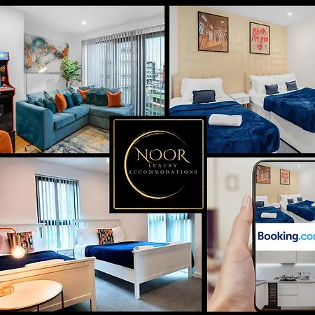 Apartment, Free Gated Parking, 2 Bathrooms, Netflix And Wifi - Suitable For Contractors And Families - By Noor Luxury 伯明翰